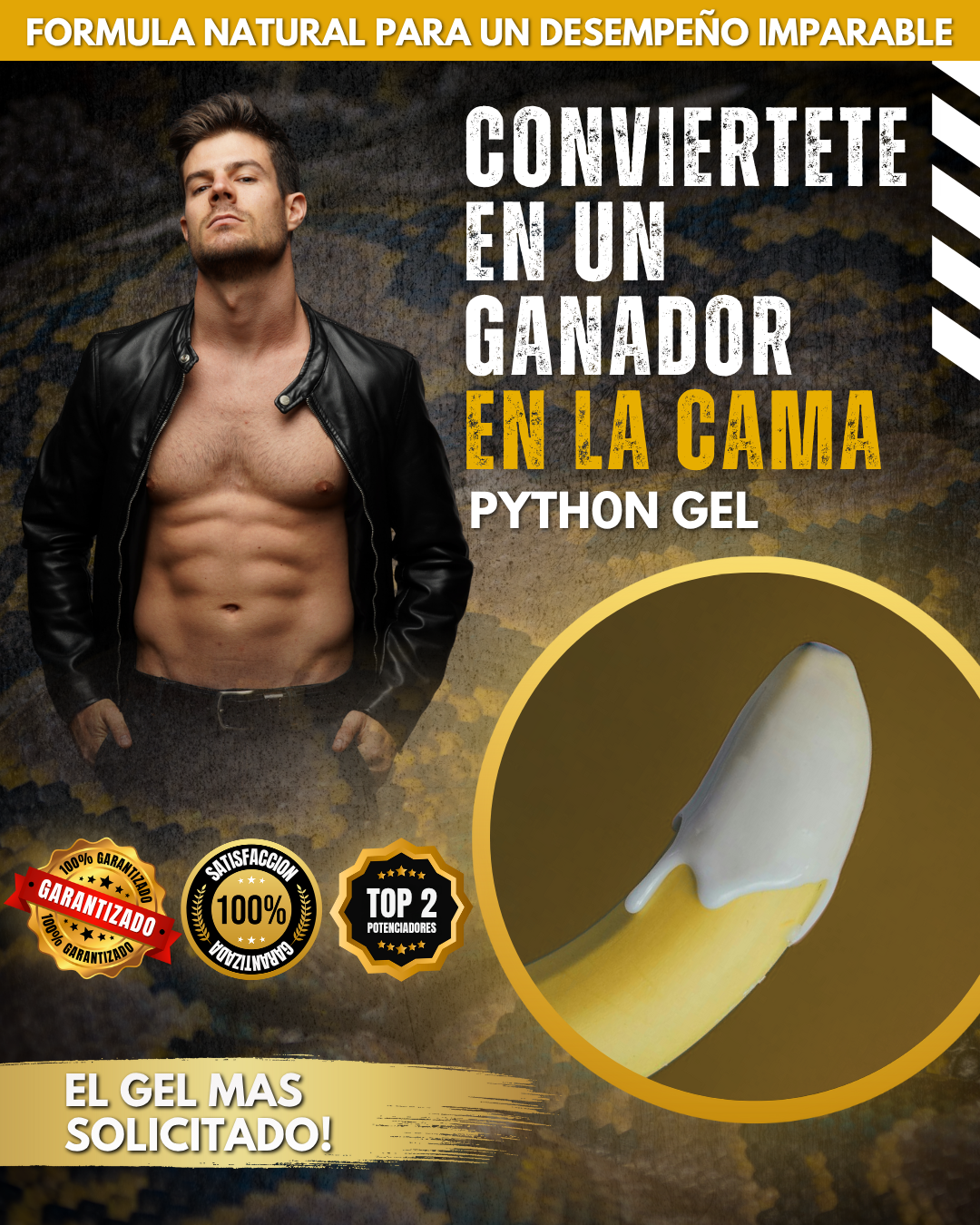 "PY-THON GEL No es magia, es ciencia avanzada. 🔬 La solución que buscabas para rendir al máximo.